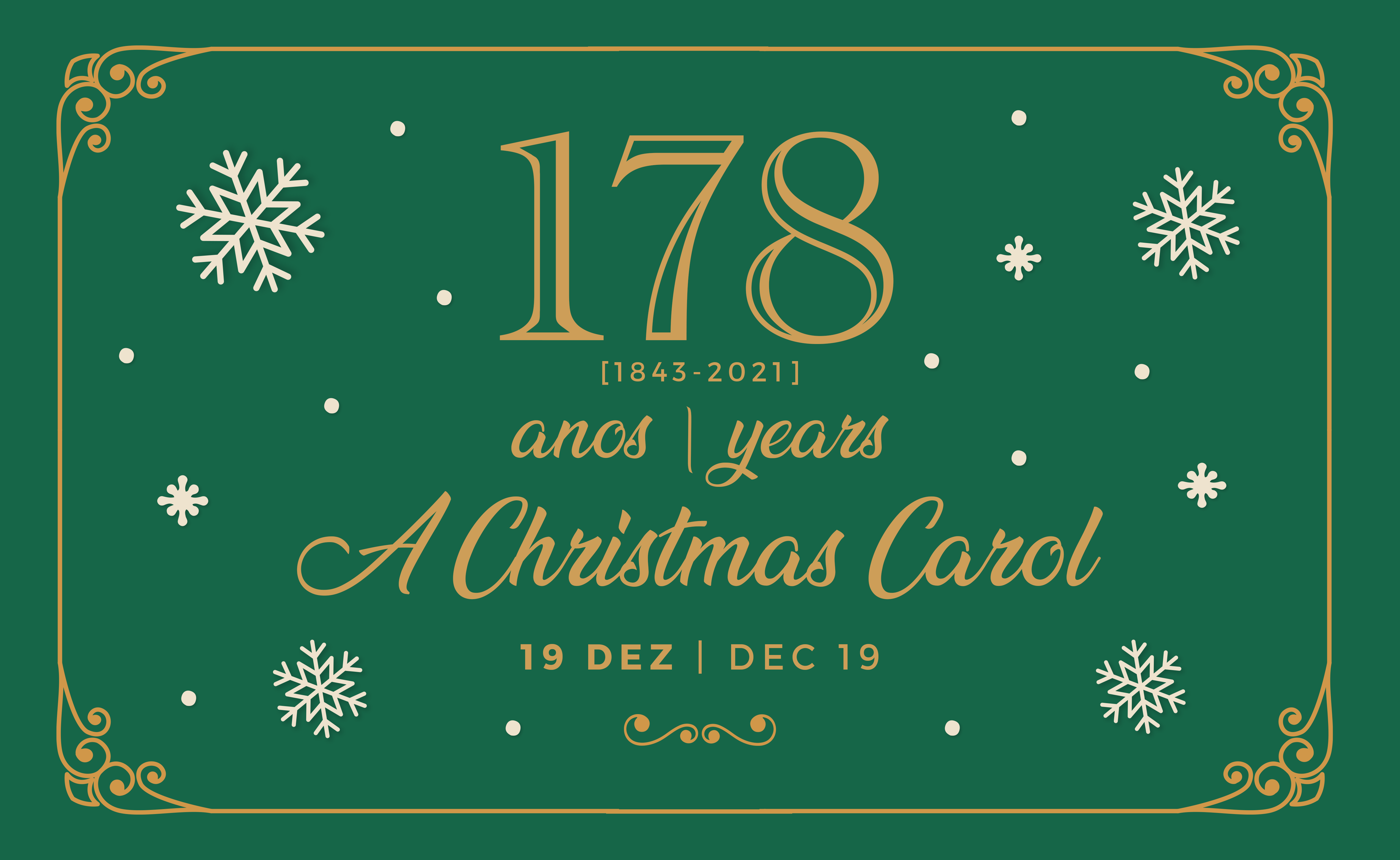 CELEBRATION OF THE 178 YEARS OF “A CHRISTMAS CAROL”